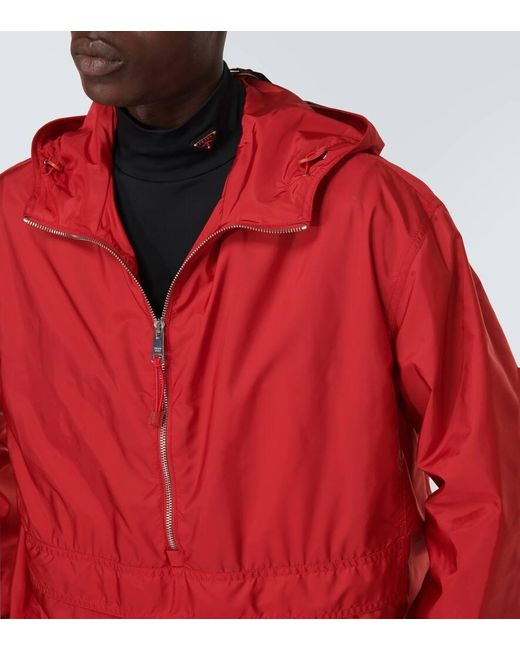 Veste Technique Prada pour homme en coloris Red