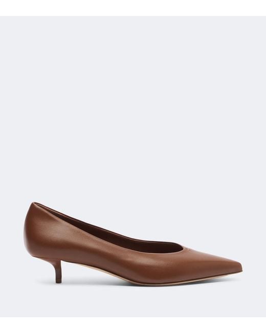 Max Mara Brown Leather Pumps