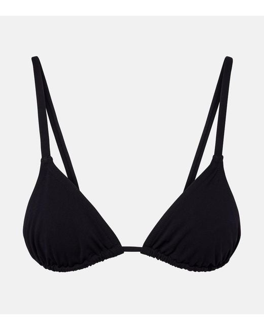 Isabel Marant Black Feride Triangle Bikini Top