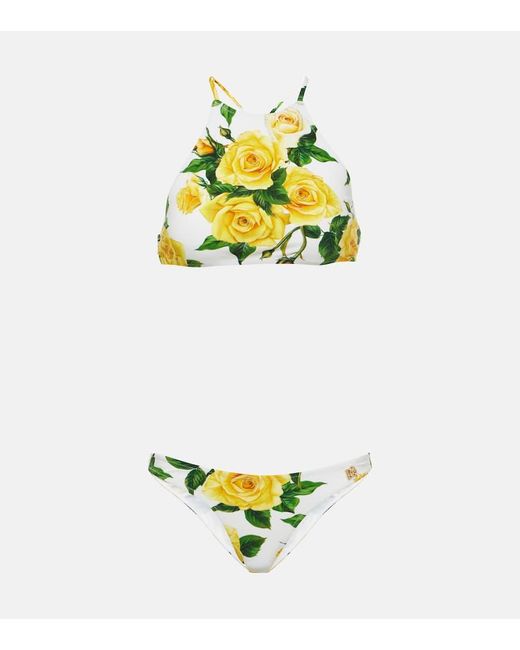 Dolce & Gabbana Yellow Bikini