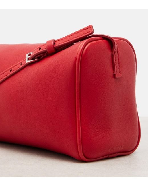 The Row Red '90S Small Leather Tote Bag