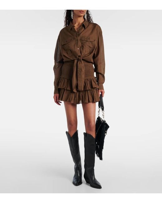 Camicia Nath di Isabel Marant in Brown