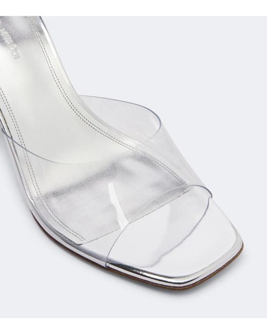 AMINA MUADDI White Lupita Wedge Mules