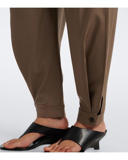 Rohe Brown Virgin Wool Balloon Pants