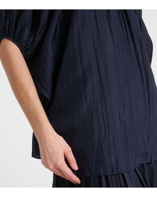 Joseph Blue Briela Silk Blouse