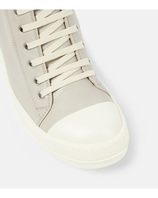 Sneakers in pelle di Rick Owens in White