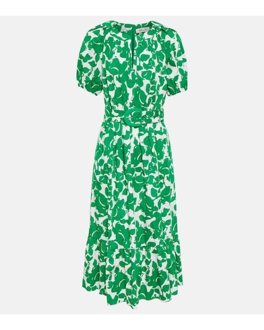 Diane von Furstenberg Green 'lindy' Dress