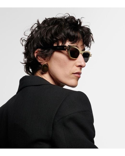 Dior Gray Cdior B3U Cat-Eye Sunglasses