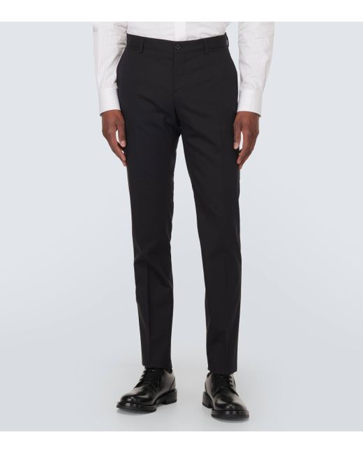 Dolce & Gabbana Black Wool Suit for men
