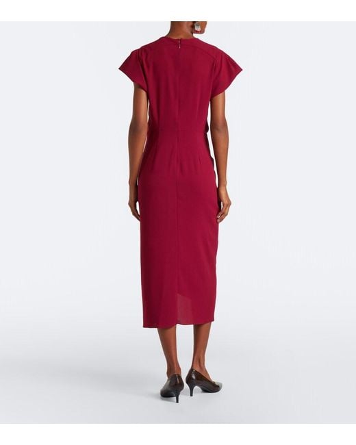 Isabel Marant Terena Gathered Midi Dress