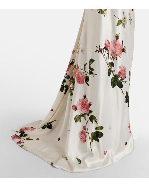 Vivienne Westwood White Bridal Nova Cocotte Floral Corset Gown