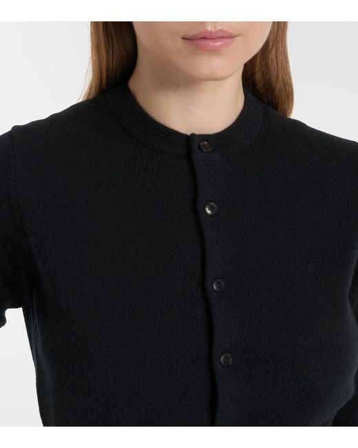 Extreme Cashmere Black N°474 Super Little Cashmere Cardigan