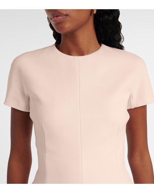 Sportmax Pink Crepe Jersey Minidress