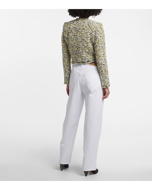 Isabel Marant Green Stretch Tweed Blazer