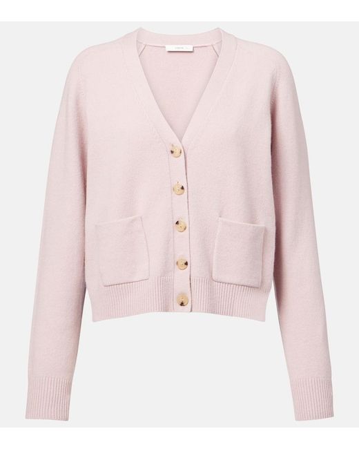 Vince Pink Pocket Cardigan
