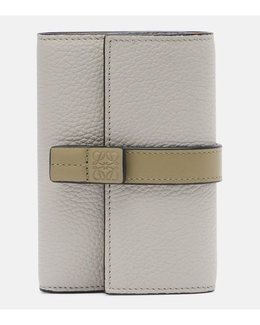 Loewe Gray Leather Wallet