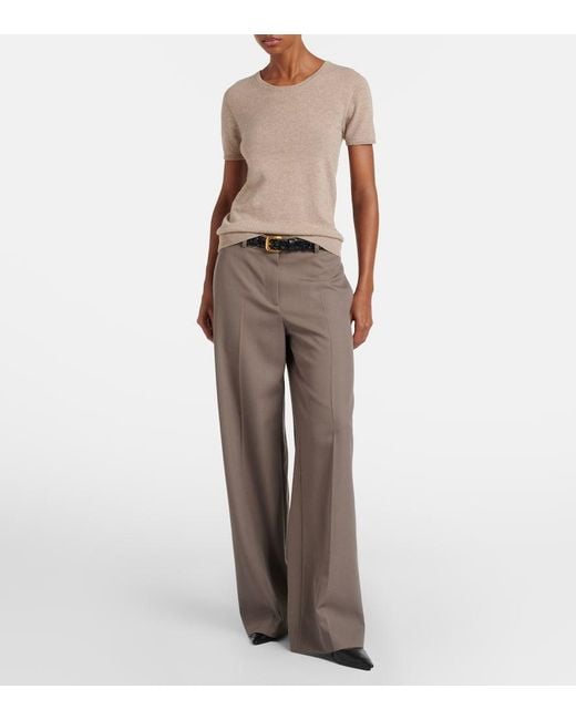 The Row Natural Nova Cashmere Top