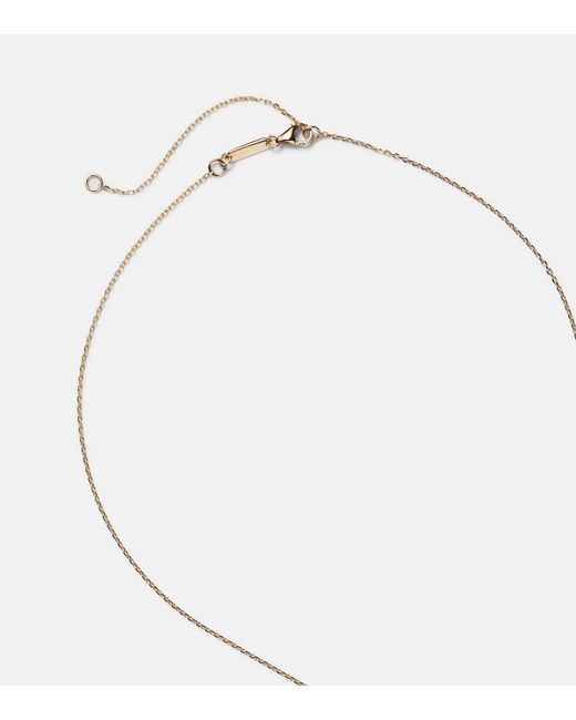 Suzanne Kalan Metallic 18Kt Necklace With Emeralds