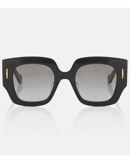 Loewe Black Anagram Square Sunglasses