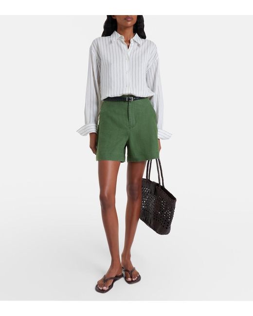 Vince Green Hemp Bermuda Shorts