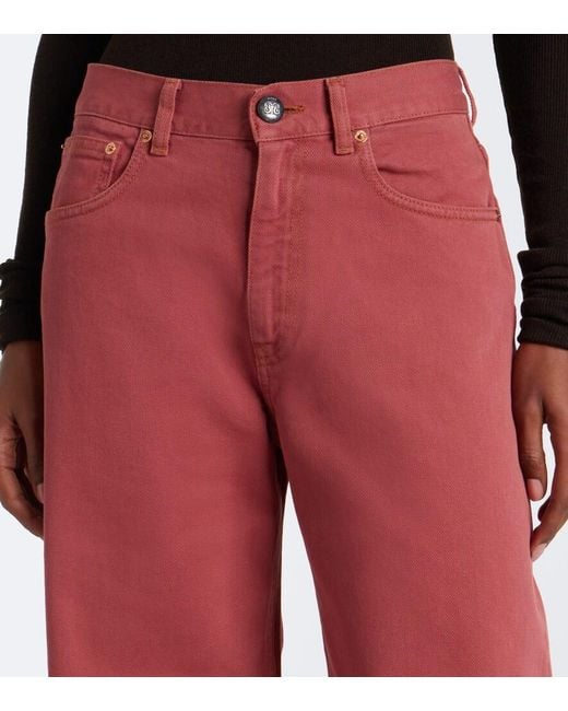 Jeans A Gamba Larga Java di Blazé Milano in Red
