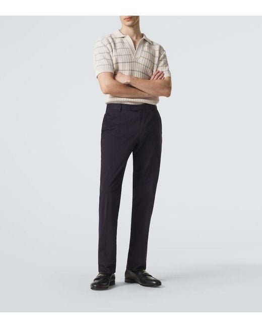 Brioni Black Appia Leather Penny Loafers for men