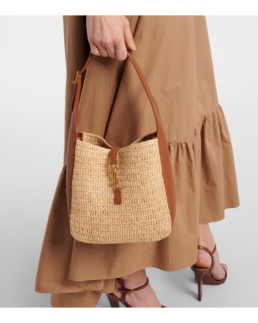 Borsa A Spalla Le 5 A 7 di Saint Laurent in Brown