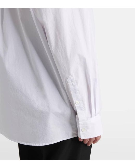 Camisa De Algodon Totême  de color White