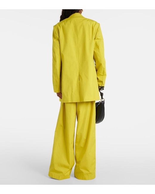 Dries Van Noten Yellow Blazers