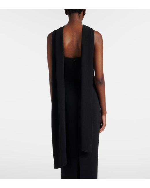 Solace London Black Rona Gown