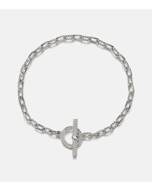 Bracelet Dy Madison En Argent Sterling Et Diamants David Yurman en coloris Metallic