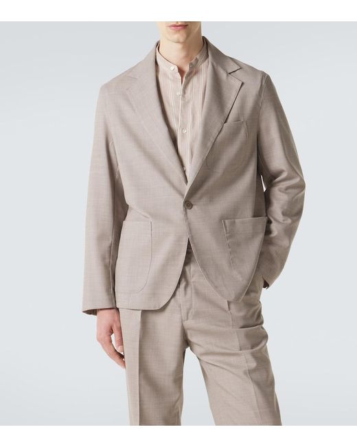 STÒFFA Natural Wool Blazer for men