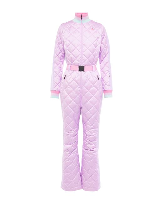 Perfect Moment Viola Quilted Ski Suit in Pink | Lyst