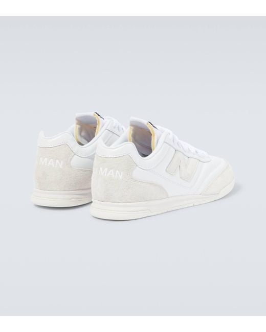 Junya Watanabe White X New Balance Urc42 Leather Sneakers for men