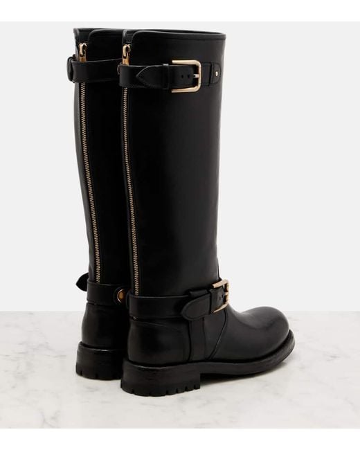 Stivali Biker di Dolce & Gabbana in Black