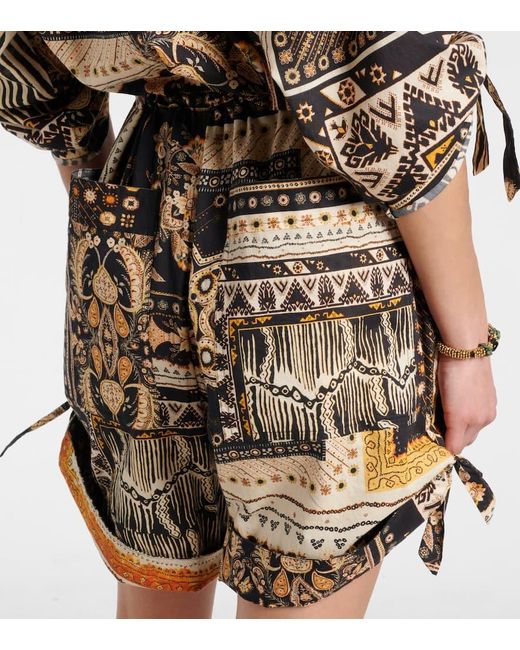 Isabel Marant Multicolor Niely Printed Cotton Romper