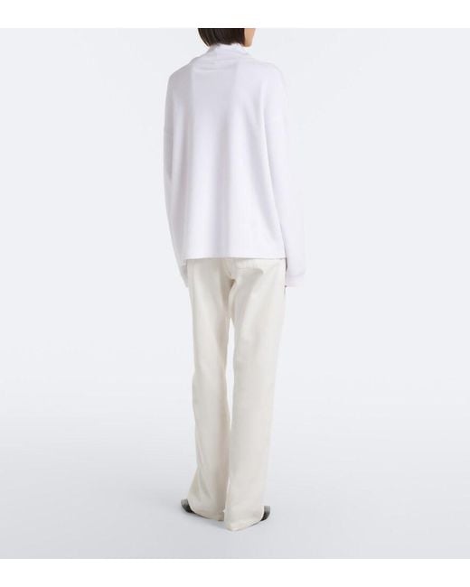 The Row White Berit Straight Jeans
