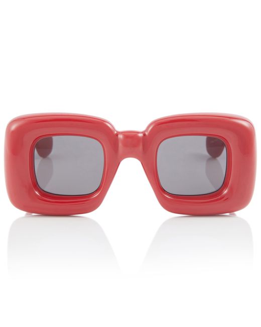 loewe inflated rectangular sunglasses
