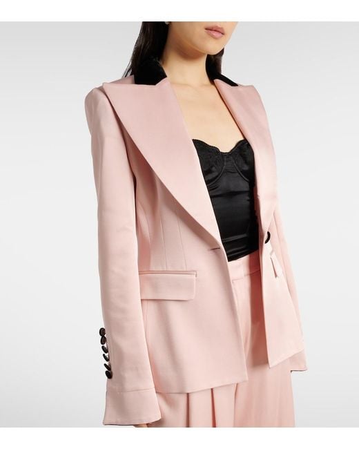 Nina Ricci Pink Twill Blazer