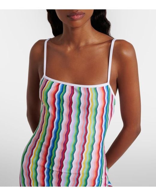 Missoni Blue Zig Zag Minidress