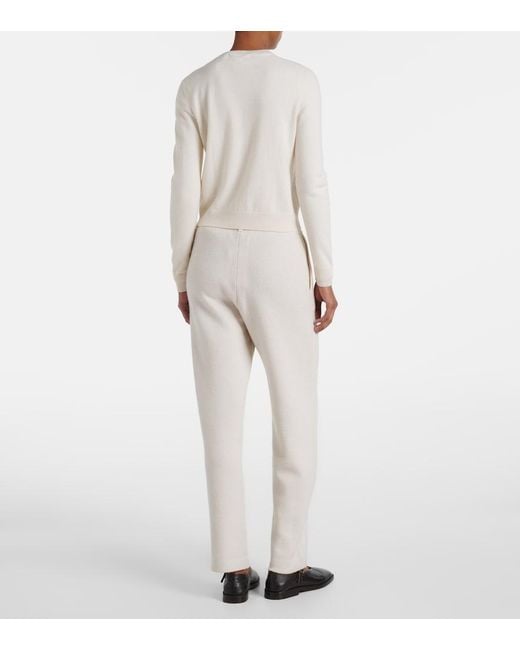 Lisa Yang White Wilona Cashmere Cardigan