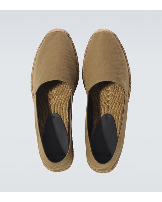 Saint Laurent Espadrilles Cassandre Aus Gabardine in Green für Herren