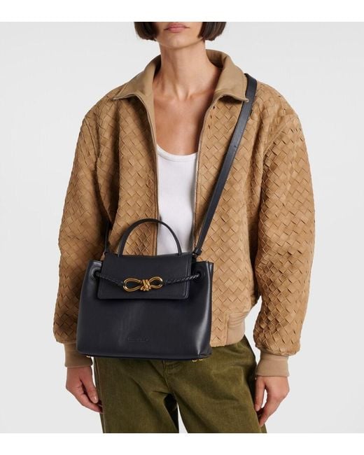 Bottega Veneta Black Tote Bag Ciao Ciao Small Aus Leder