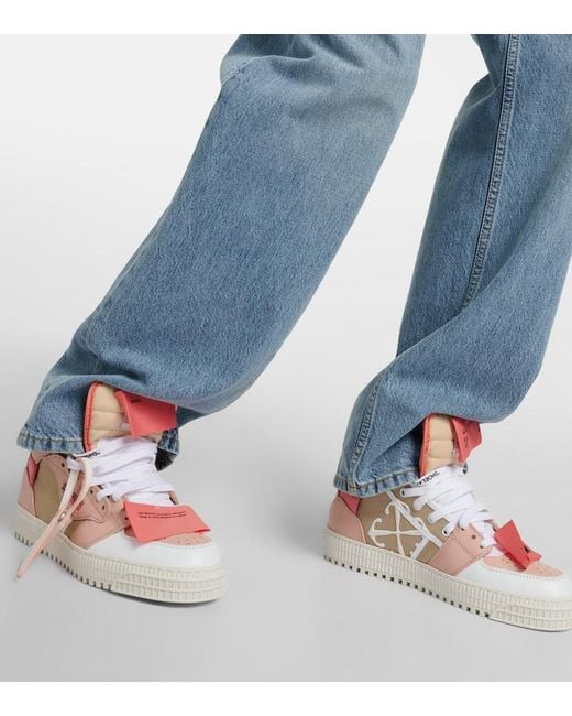 Off-White c/o Virgil Abloh Pink 3.0 Off Court Sneakers
