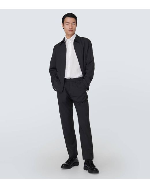 Pantaloni chino Tosador in lana vergine di Barena in Gray da Uomo