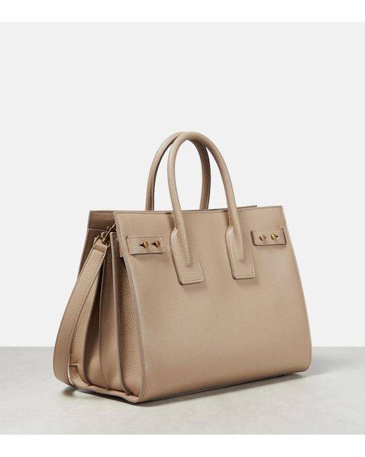 Saint Laurent Natural Tote Bag Sac De Jour Small Aus Leder