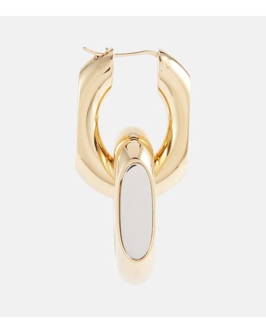 Saint Laurent Metallic Creolen Cassandre