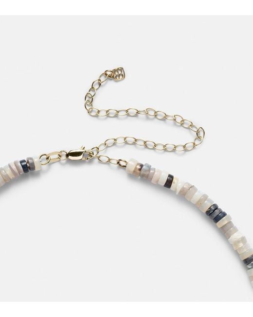 Sydney Evan Metallic 14Kt Beaded Choker
