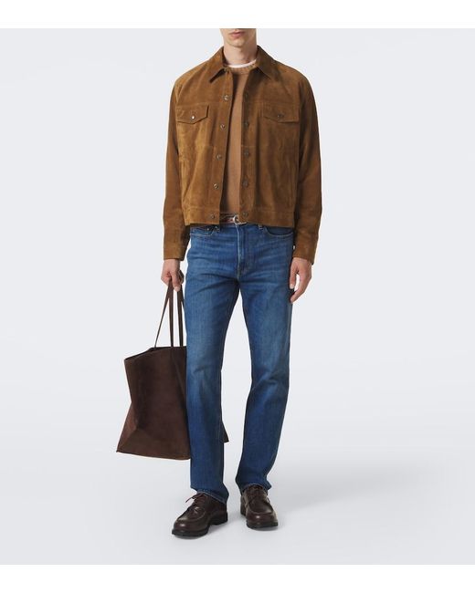 FRAME Blue Modern Straight Jeans for men