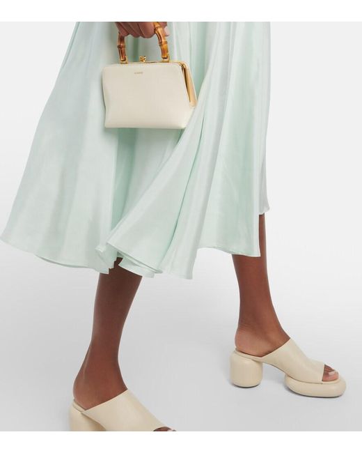 Joseph White Smithfield Silk Midi Skirt